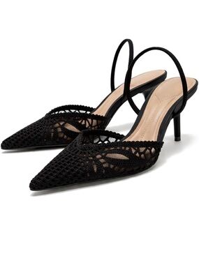 Women's crochet heels